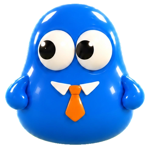 Blue Brokie character
